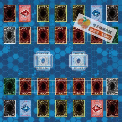 【現貨】遊戲王決鬥盤官方YGO桌遊大4中文卡牌橡膠墊場地墊子牌墊雙人墊