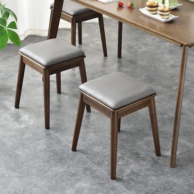 椅凳實木餐凳成人方凳木板凳家用創意餐桌凳現代簡約軟包凳子矮凳