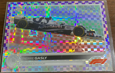 2022 Topps Chrome Formula 1 F1 F2 Pierre Gasly 限量199張平行卡