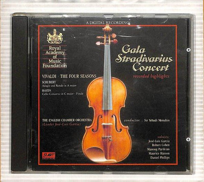 【笛笛唱片 】Gala Stradivarius Concert名琴的饗宴*原版CD