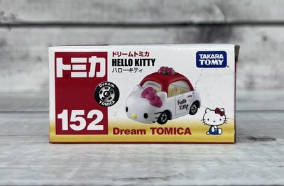 【G&amp;T】TOMICA 多美小汽車 Dream NO.152 HELLO KITTY 紅白凱蒂貓 466383