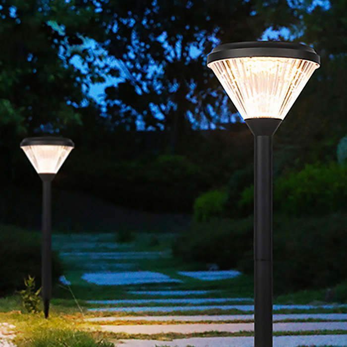 ガーデンライト デッキライト LED 電球色 100V ラタンスタンドライト３型 ベージュ 耐候性 照明 屋外 外灯 照明器具 おしゃれ - 4
