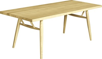 【YOI】日本外銷品牌 平野木桌 - 200cm 全實木製/原木/水曲柳/YRN-014-200