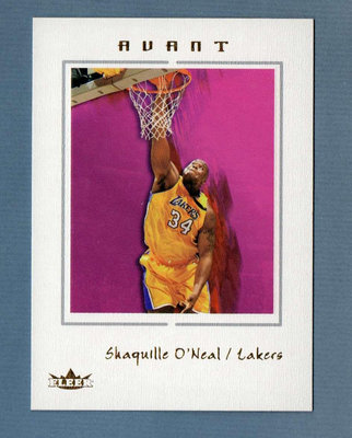 NBA  2004 FLEER AVANT  SHAQUILLE O'NEAL 球員卡 #48