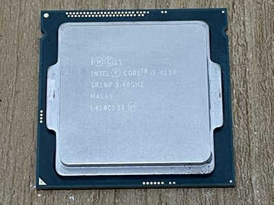 良品 LGA 1150 四代 Intel I3-4130 3.4G 2C4T 雙核四線 虛擬四核心 CPU