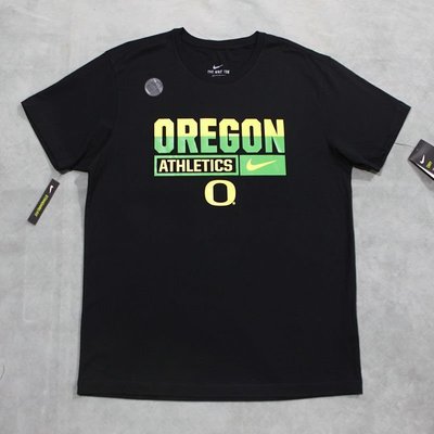 100原廠％NIKE 耐吉 NCAA 俄勒岡 Oregon 速干 籃球服 速干訓練短袖T恤圓領寬松大碼