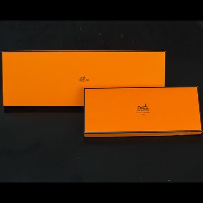 法國奢侈品牌Hermès愛馬仕經典橘色盒子 小長形