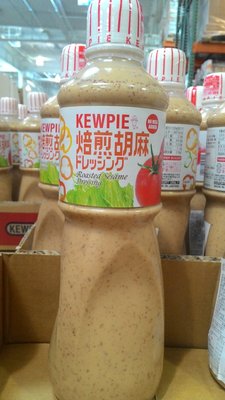 【日日外送代購小舖】好市多 [萊爾富] Kewpie 日本進口焙煎胡麻醬 1公升 日本產