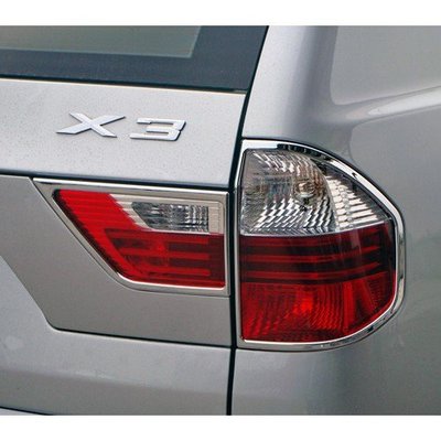 【JR佳睿精品】改裝 BMW X3 E83 2003-2010 鍍鉻後燈框 尾燈框 電鍍 台灣製