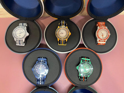 全新整套Swatch與Blancpain聯手打造Bioceramic五十噚腕錶