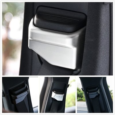 ⚡ BENZ W213 E S213 安全帶 調節 裝飾 碳纖 鍍鉻 E200 E220 E300 E43 E63 扣