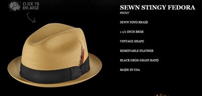 【超搶手】全新正品 經典老牌 New York Hat Fedora RS2327 編織草帽 羽毛 紳士帽 美國製 兩色