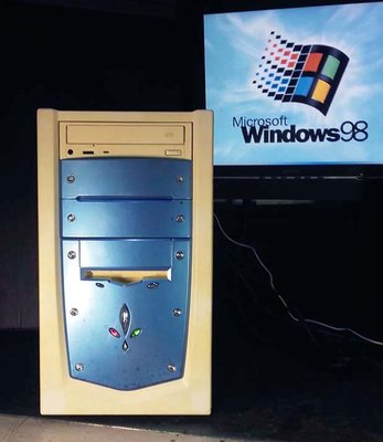 【窮人電腦】跑Windows 98系統！華碩P3等級工業主機出售！雙北可面交自取或親送！外縣可寄！