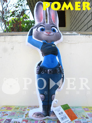 ☆POMER☆日本Disney store絕版正品 動物方城市 哈茱蒂 兔子 61公分 印刷 抱枕 靠枕 娃娃玩偶 禮物