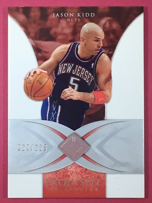 2006-07 Exquisite Collection #26 Jason Kidd 027/225 Nets