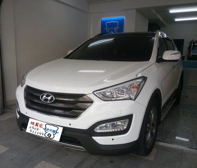 Hyundai Santa Fe-A柱+B柱+C柱+四車門下方+尾門上方+尾門左右側+後擋雨切 套裝組【靜化論】