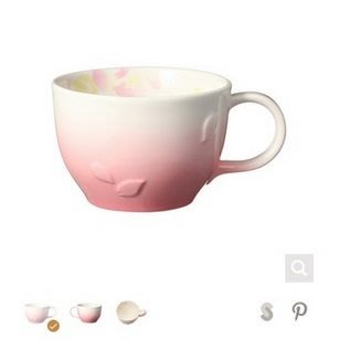 2015 日本 星巴克 starbucks 櫻花 陶瓷 馬克杯 粉色櫻花款
