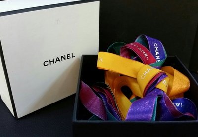 Chanel 香奈兒  聖誕節 限量 緞帶 包裝緞帶 1cm