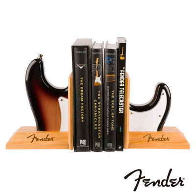 【老羊樂器店】開發票 Fender Strat Body Bookends Telecaster 書架/書擋 漸層色