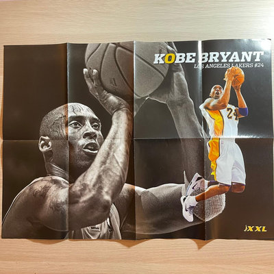 海報 NBA Kobe Bryant Los Angeles Lakers #24 正版 已絕版