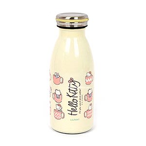 ♀高麗妹♀韓國 Hello Kitty 歡樂咖啡杯 350ML不鏽鋼保溫瓶.保冷瓶.水杯.飲料杯(預購)
