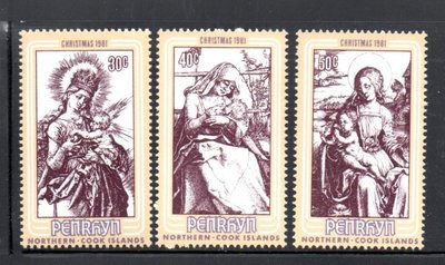 【流動郵幣世界】彭林島(庫克群島)1981年聖誕節-阿爾布雷希特·杜勒版畫郵票