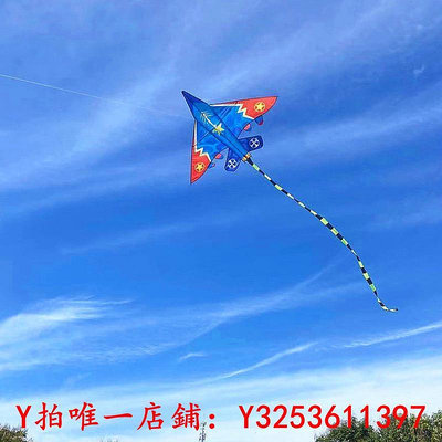 風箏濰坊新款飛機風箏兒童風箏線輪套裝微風易飛兒童成人新款飛機風箏戶外