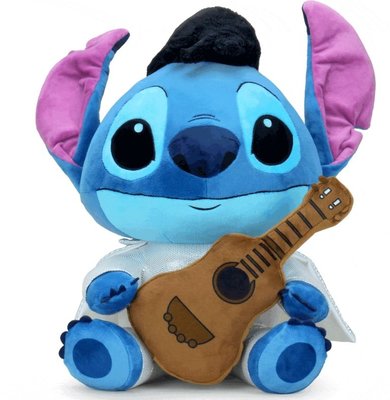 HappyMe:*美國購回正版 迪士尼 貓王 史迪奇 Stitch 互動玩偶 16吋 40cm (抱它就會顫動)