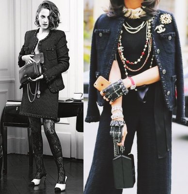 Chanel ❤️ 明星款 100%羊毛 口袋 羅馬外套 - Kristen Stewart
