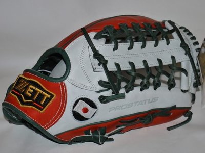 貳拾肆棒球-日本帶回Zett pro status 日本代表式樣外野手手套/日製