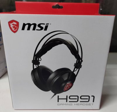 小薇電腦☆淡水@MSI H991 GAMING HEADSET 專業電競耳機 耳麥 3.5mm NT$850