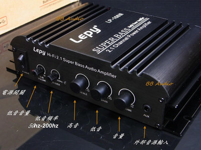 全新 2.1聲道 擴大機 (45W*2+重低音68W)低音頻率獨立調整/168s
