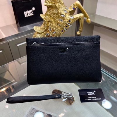 【日本二手】顏色 黑尺寸 28x18型號 98154最新款來襲Montblanc International（萬寶龍）手拿包9530