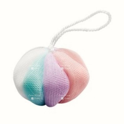 台灣製 美姬 南瓜沐浴球 南瓜造型沐浴球