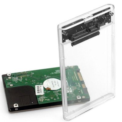 透明移動硬碟盒USB3.0外接盒USB3.0 全透視2.5吋SATA硬碟外接盒 外接硬碟盒【DI343】