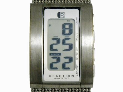 [專業] 電子錶 [REACTION RK5069] Kenneth cole 數字錶[液晶面]石英/中性/潮錶