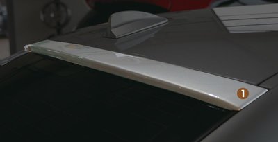 【樂駒】RIEGER BMW E90 LCI rear window cover 後頂翼 後上擾流 尾翼 素材 需烤漆