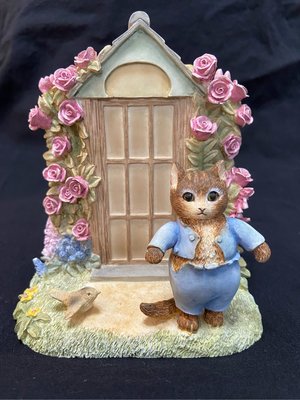 英國🇬🇧彼得兔 湯姆貓 便條紙座 筆筒 手機座 裝飾 擺飾 比得兔