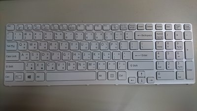 全新 SONY 索尼 SVE15 SVE151C11M SVE151E11T 白色鍵盤 現貨 現場立即維修 保固三個月