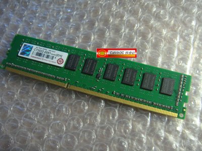創見 Transcend DDR3 1600 4G ECC PC3-12800 單面8顆粒 低電壓 一般桌機可用 終保