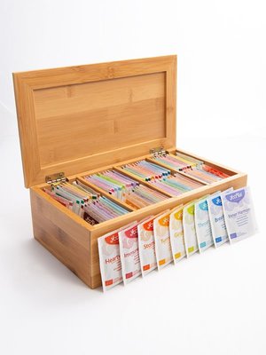 德國 Yogi Tea 瑜珈茶 冥想茶 全系列天然花草茶 高級木製茶禮盒-內有48種茶款每種2包共96包
