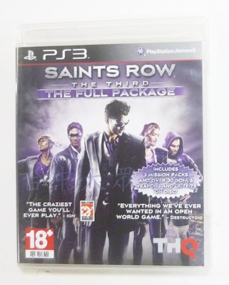 PS3 黑街聖徒 3 Saints Row (英文版)**(二手片-光碟約9成8新)【台中大眾電玩】