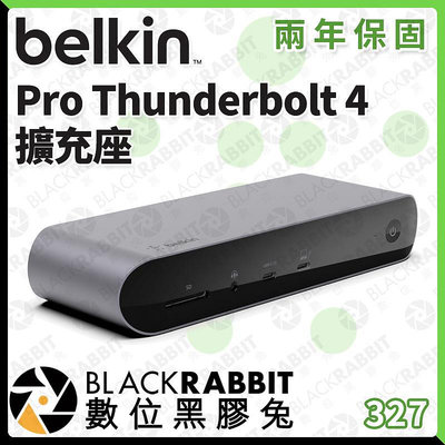 數位黑膠兔【 Belkin Pro Thunderbolt 4 擴充座 】讀卡機 音訊 HDMI 乙太網絡