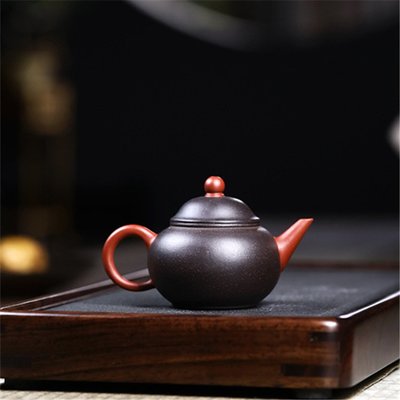 紫砂壺雙色水平 宜興紫砂壺手工制作原礦黑金剛 茶壺茶具