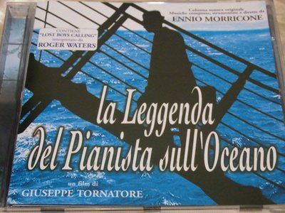 新460)Ennio Morricone 顏尼歐莫利克奈The Legend of 1900海上鋼琴師電影原聲帶義大利版