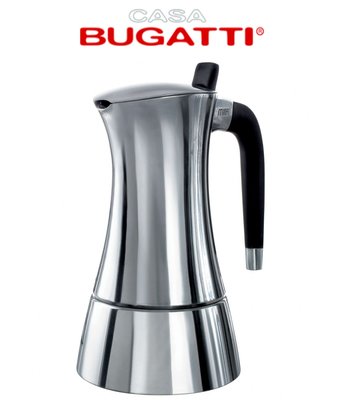 【新貨贈爐架】義大利   Bugatti   3杯份  精品摩卡壺  非 Alessi   Bialetti