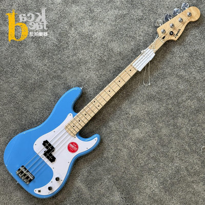 【 反拍樂器 】 Squier Sonic P Bass Maple California Blue 貝斯 加州藍 免運