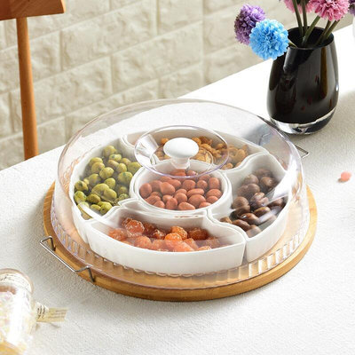客廳點心碟日式陶瓷創意五果拼盤 零食盤 水果盤套裝
