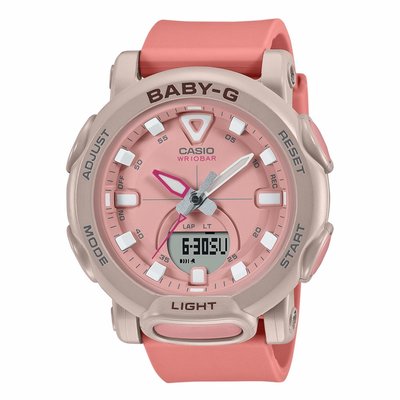 CASIO 卡西歐 Baby-G 戶外時尚雙顯手錶/ BGA-310-4A /珊瑚粉