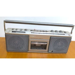 早期 SONY CFS-7 手提卡帶收音機 MADE IN JAPAN 懷舊 收藏 道具用